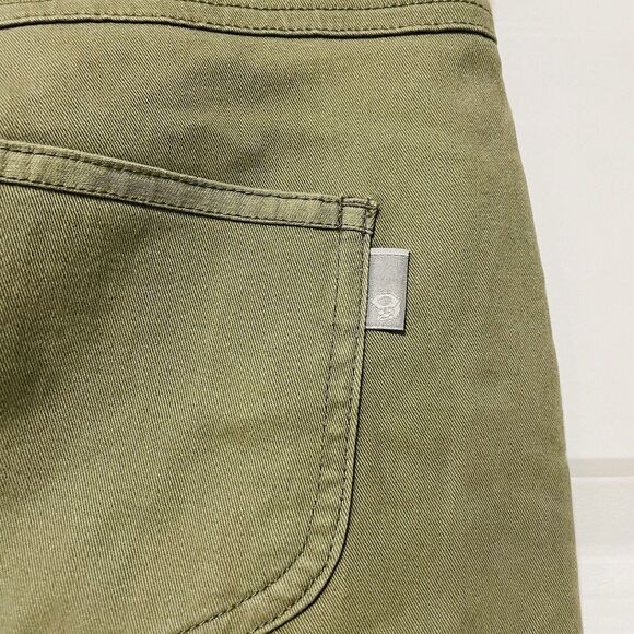 NWT Women's Mountain Hardwear Twill Ankle Jeans Army Green Size 8 - Picture 9 of 9